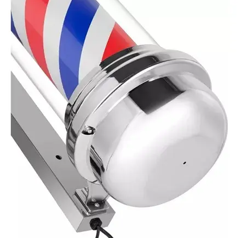 Letrero Barbería Peluquería Pole Giratorio Barber Shop 88cm 4