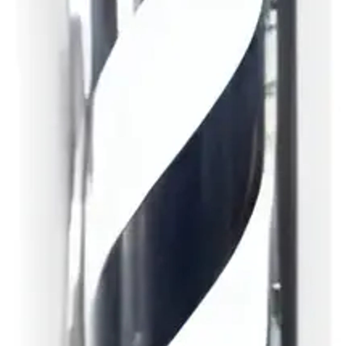 Letrero Giratorio Luminoso 90x15cm Para Barbería Negro 2