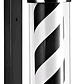 Letrero Barbería Peluquería Pole Giratorio Barber Shop 88cm - Miniatura 2