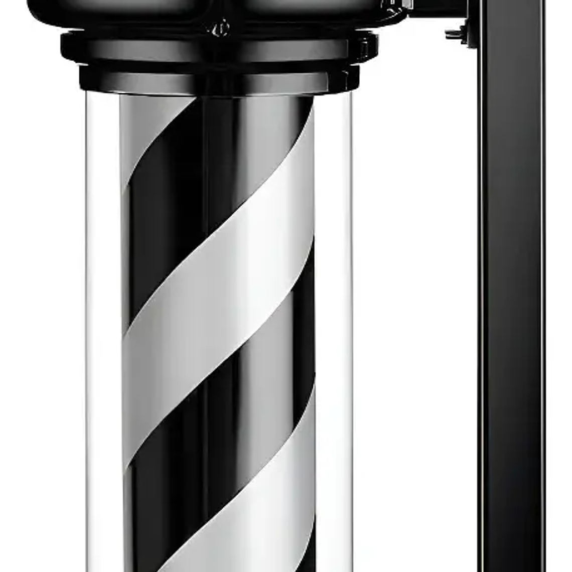 Letrero Barbería Peluquería Pole Giratorio Barber Shop 88cm 3