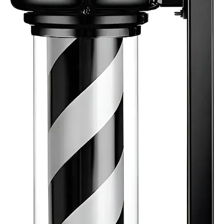 Letrero Barbería Peluquería Pole Giratorio Barber Shop 88cm 3