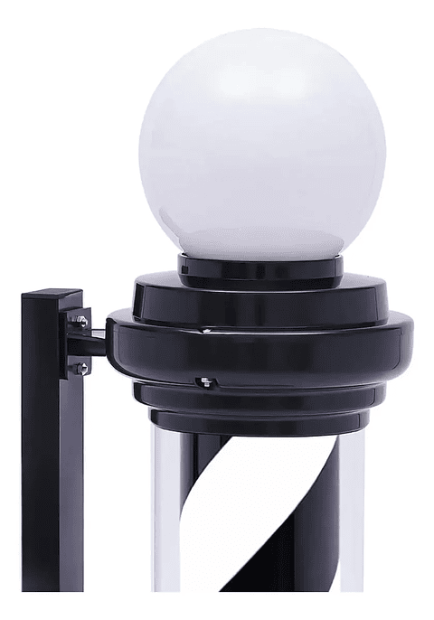 Letrero Barbería Peluquería Pole Giratorio Barber Shop 88cm