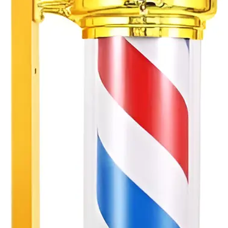Letrero Barbería Peluquería Pole Giratorio Barber Shop 88cm 3