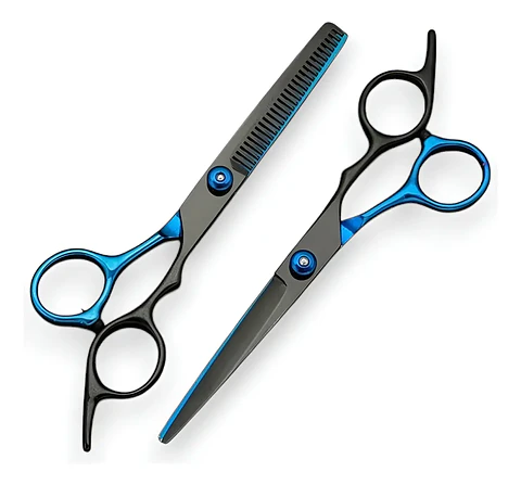 Kit Tijeras Para Cabello Profesional De Barbero 6.0