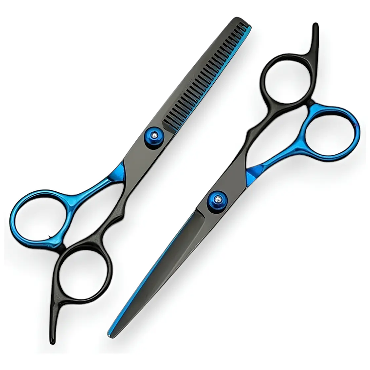 Kit Tijeras Para Cabello Profesional De Barbero 6.0 1