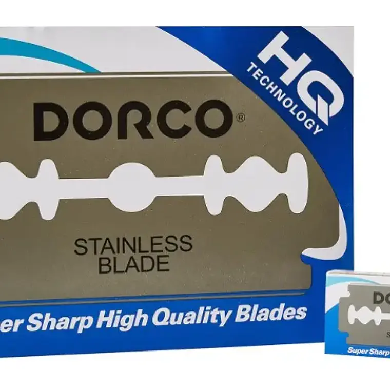 Dorco® 100 Hojas De Afeitar Para Navajas Cuchilla Barbería 1