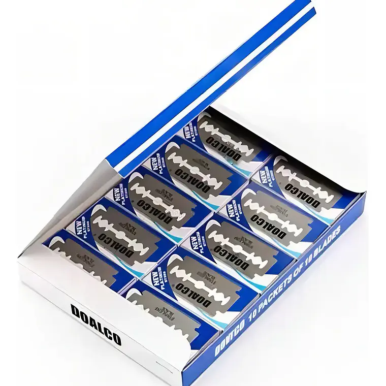 Dorco® 100 Hojas De Afeitar Para Navajas Cuchilla Barbería 4