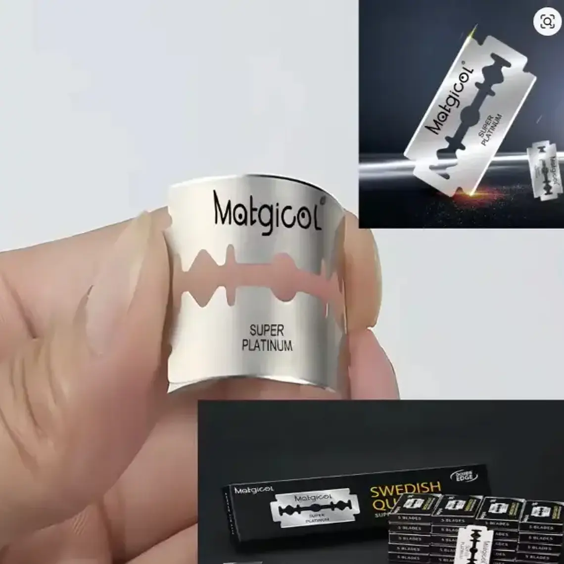 Pack 100 Repuestos Para Barberia ( Acero Sueco ) 3