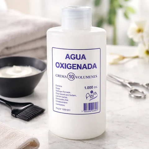 Flora®  Agua Oxigenada En Crema 10 Volúmenes 1000ml