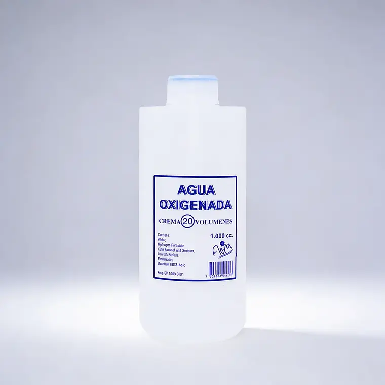 Flora®  Agua Oxigenada En Crema 20 Volúmenes 1000ml 1