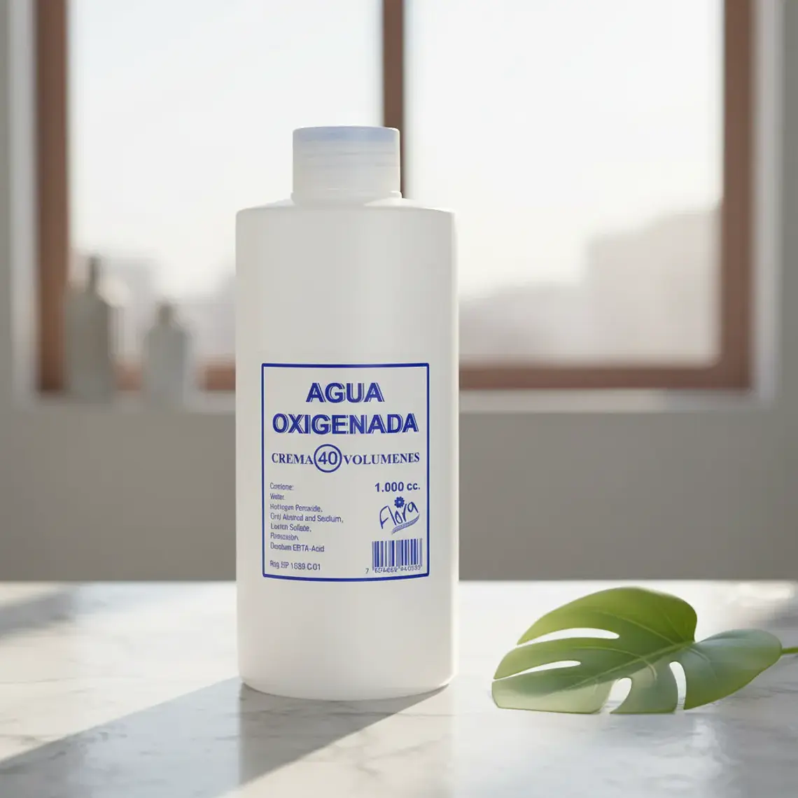 Flora®  Agua Oxigenada En Crema 40 Volúmenes 1000ml 3