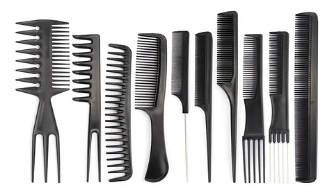 Set De 10 Und Peinetas Profesionales, Peluquería O Barbería