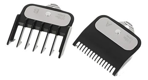 Peines Para Maquina Clipper Disguise 0.5y1.5 / Wah1.5m+4.5m Negro