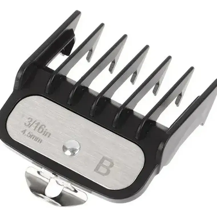 Peines Para Maquina Clipper Disguise 0.5y1.5 / Wah1.5m+4.5m Negro 4