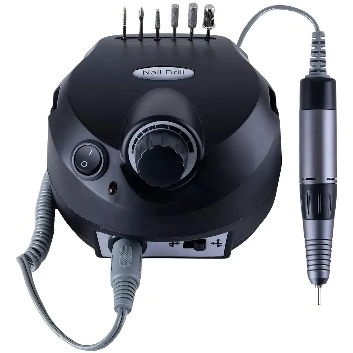 NailStar® Torno 30000rpm Manicura Uñas Acrílicas Gel Negra Velocidad Ajustable 1