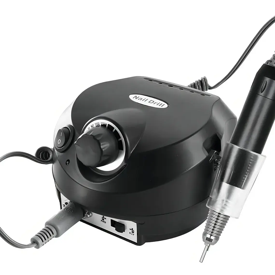 NailStar® Torno 30000rpm Manicura Uñas Acrílicas Gel Negra Velocidad Ajustable 2