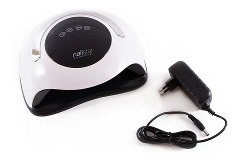 Lámpara Led UV Nailstar 120W Uñas Gel Permanente Blanco Con Timer