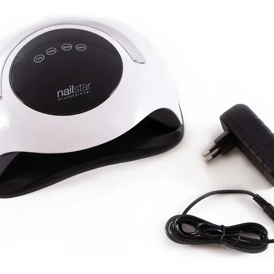 Lámpara Led UV Nailstar 120W Uñas Gel Permanente Blanco Con Timer 1