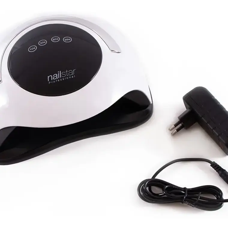 Lámpara Led UV Nailstar 120W Uñas Gel Permanente Blanco Con Timer 1