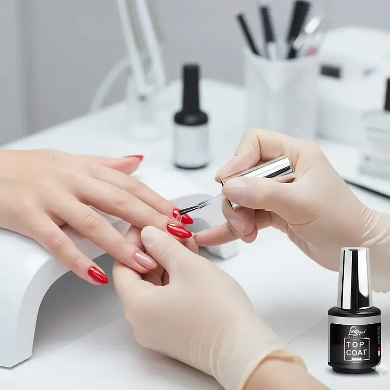 Loveyes Top Coat Permanente Sellante Esmalte Uñas 15 Ml 2