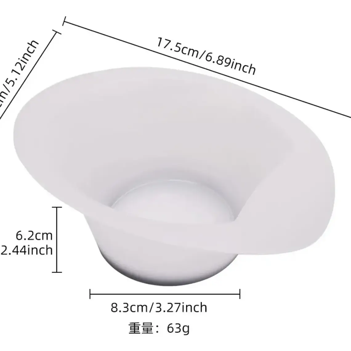 Pocillo De Tinte Con Base De Goma Antideslizante 3