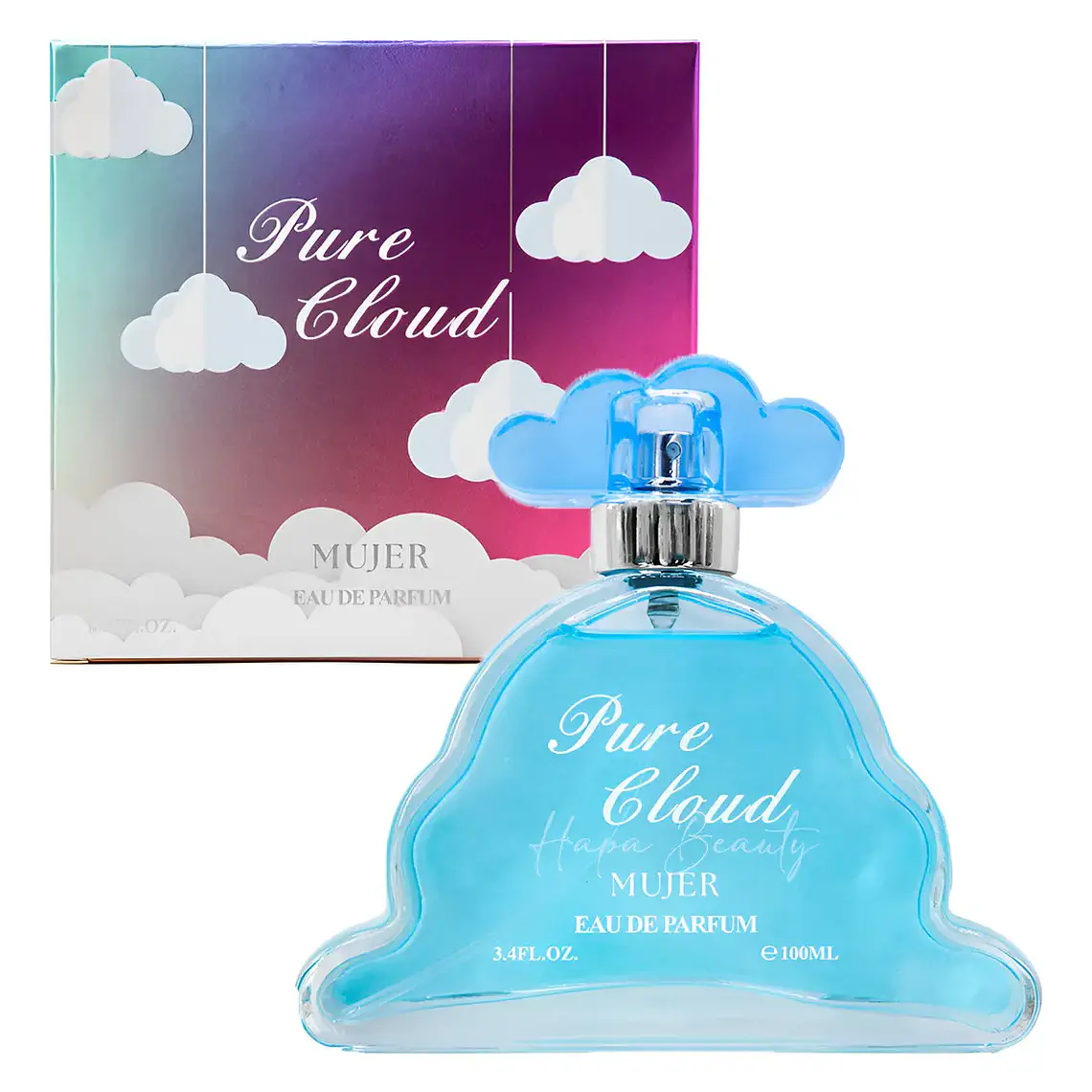 Max Belleza® Eau de Parfum Mujer Pure Cloud Fragancia 100 mL 3