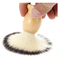 Brocha De Afeitar / Hisopo Para Barber Con Pelo Natural Color Marrón Claro - thumbnail 4