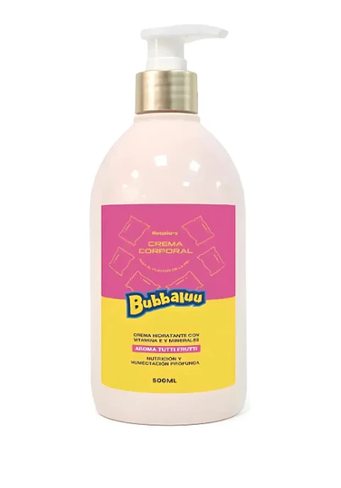 Bubbaluu® Crema Corporal Hidratante 500ml Fragancia Tutti-frutti