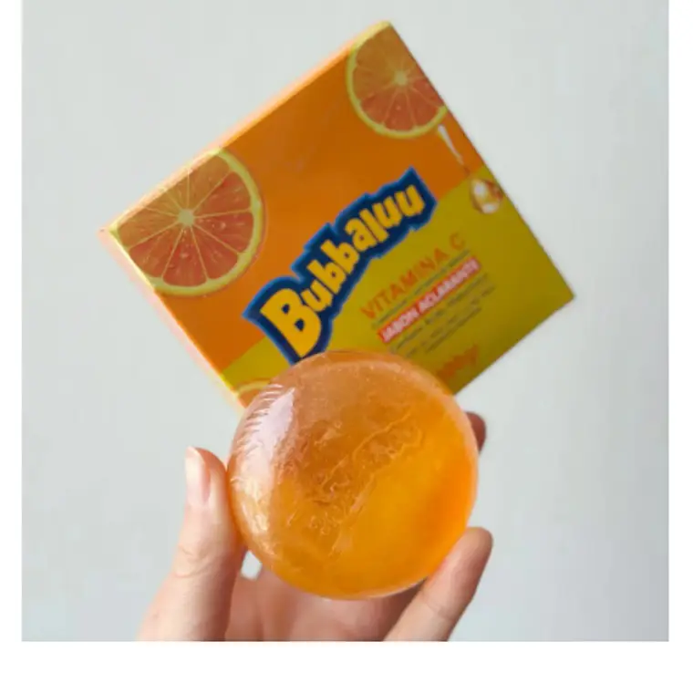 Bubbaluu® Jabón Barra Vitamina C Antiacné Aclarante 100 g 1