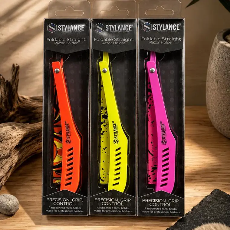 Stylance Porta Navajas Barbero Acero Inoxidable (RS033-07) 4