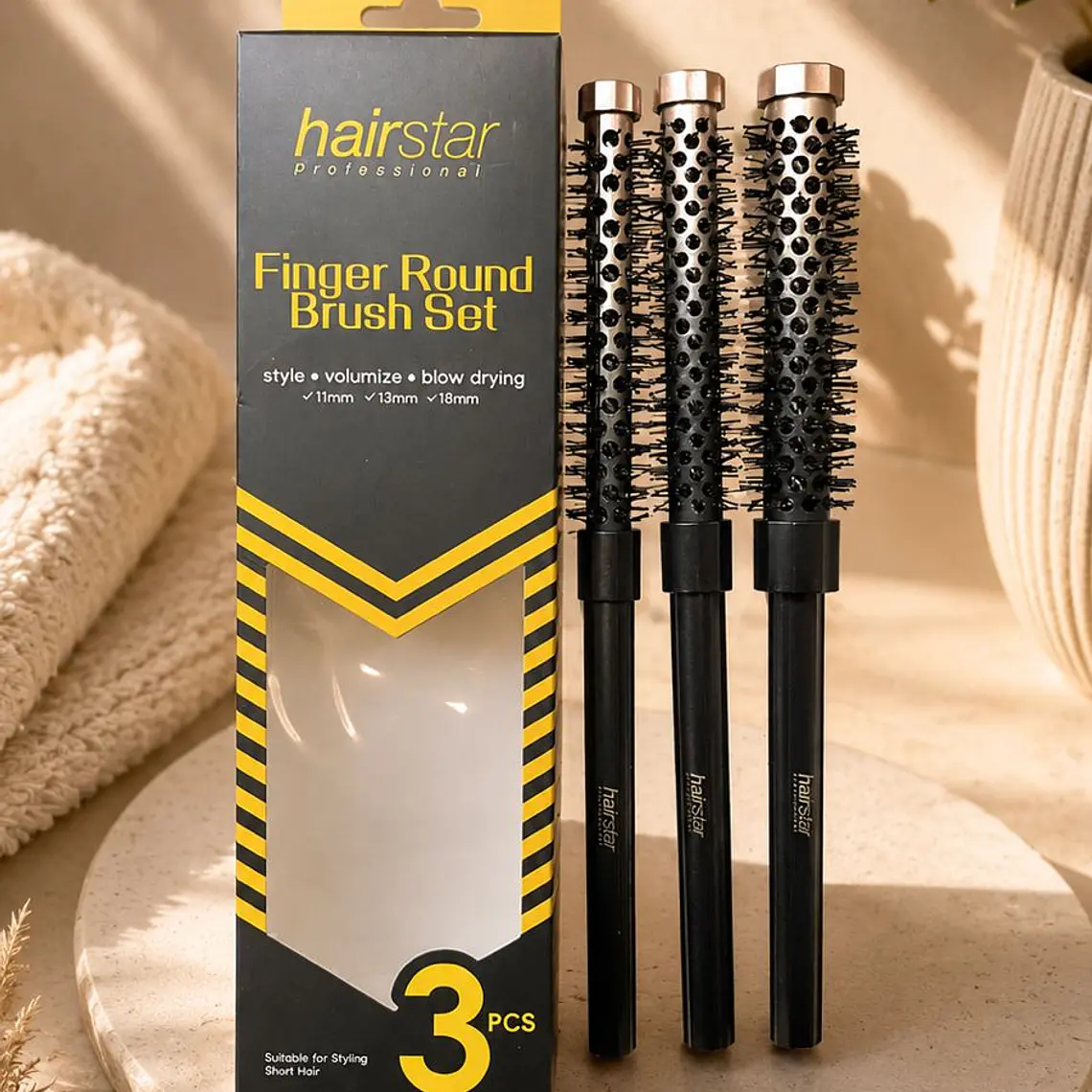 Kit 3Pcs Cepillo Termico Ceramica HS670 2