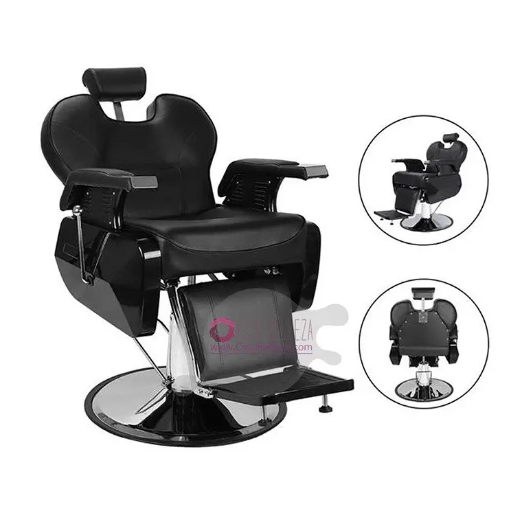 (Negro)Sillon Barbero Negro HB-A101 1