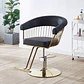 Sillon Barberia Negro Dorado - Miniatura 2