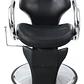 Sillon Barbero Peluqueria Silla Barberia Estetica Rudo Color Negro - Miniatura 2
