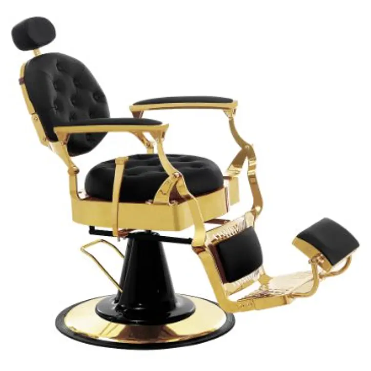 Sillon Barbero Grande A-6188 (Cuero Negro) 1