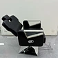 Sillon Barberia Reclinable Negro - Miniatura 3
