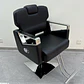  Sillon Barberia Reclinable Negro - Miniatura 2