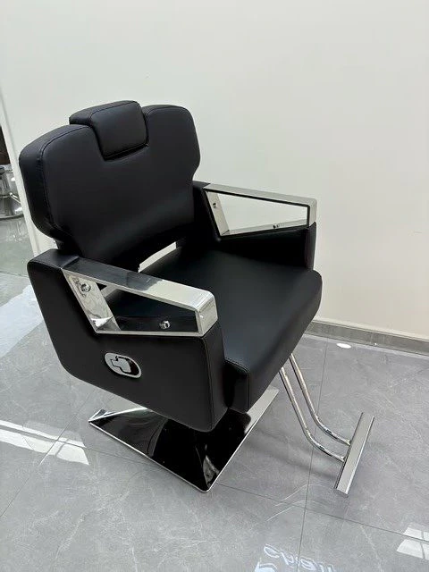  Sillon Barberia Reclinable Negro