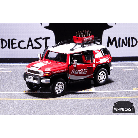 BM Creations 1:64 Toyota FJ Cruiser Coca - Cola