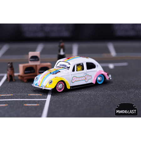 Tarmac Works 1:64 Volkswagen Beetle, Mr. Men & Little Miss