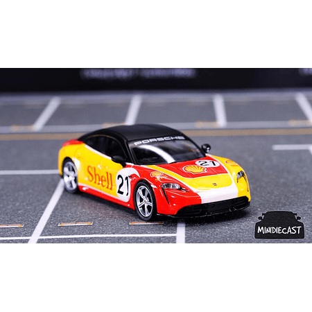 Mini GT Shell 1:64 Porsche Taycan Turbo S