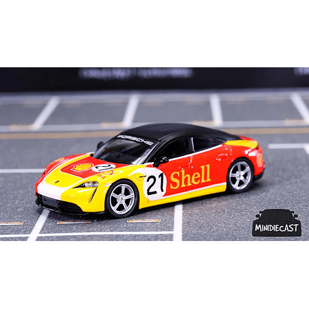 Mini GT Shell 1:64 Porsche Taycan Turbo S