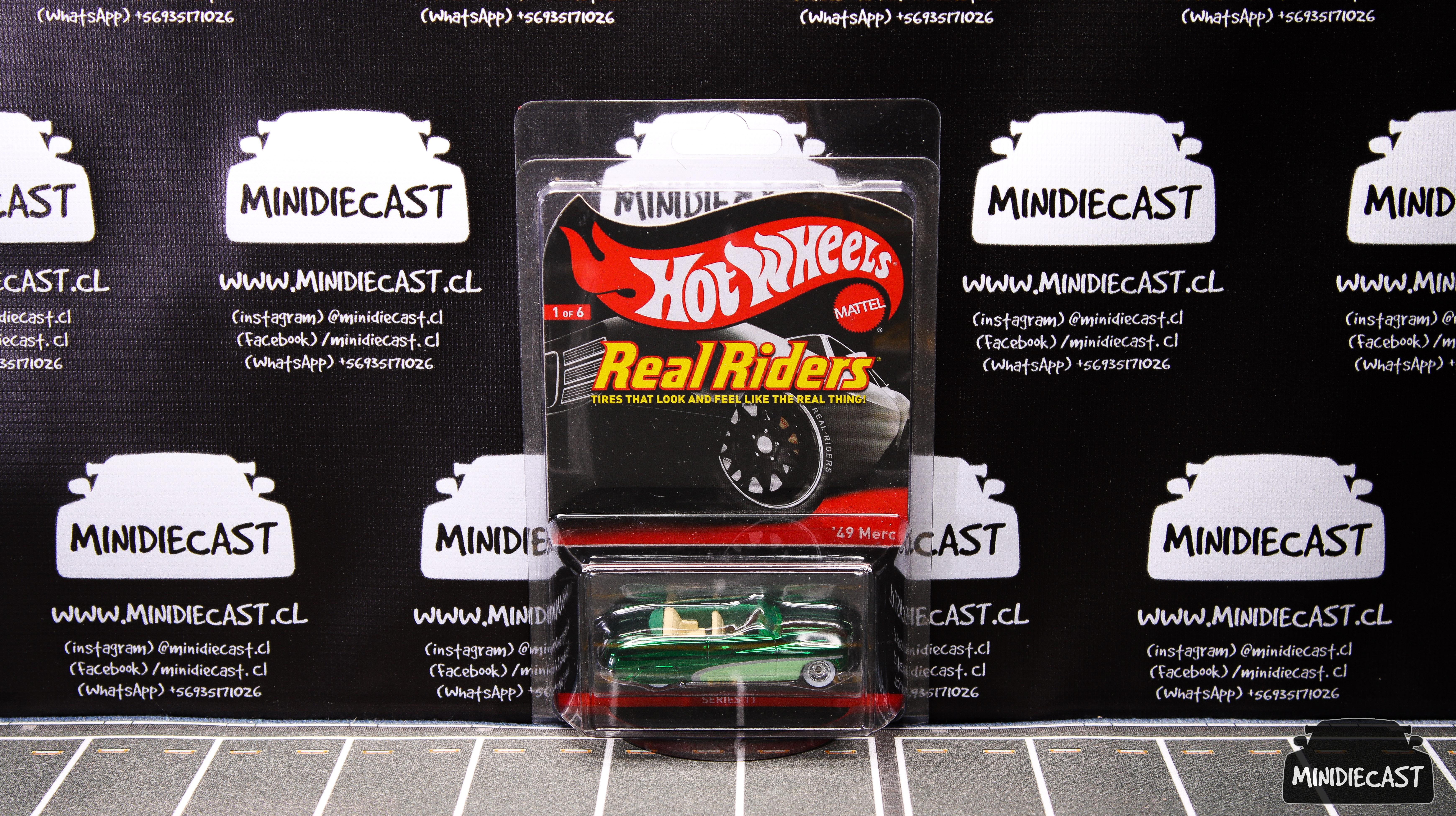 Hot Wheels RLC Real Riders Green 49 Merc