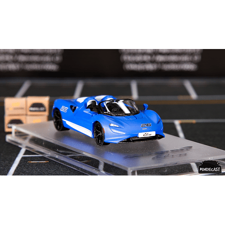 CM-MODEL 1:64 McLaren Elva Blue