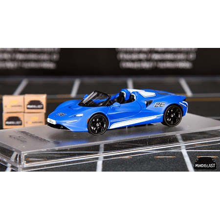 CM-MODEL 1:64 McLaren Elva Blue