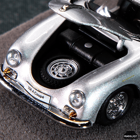 PGM 1:64 Porsche 356, Silver (Rectangle Base). 999 pcs. Limited Edition