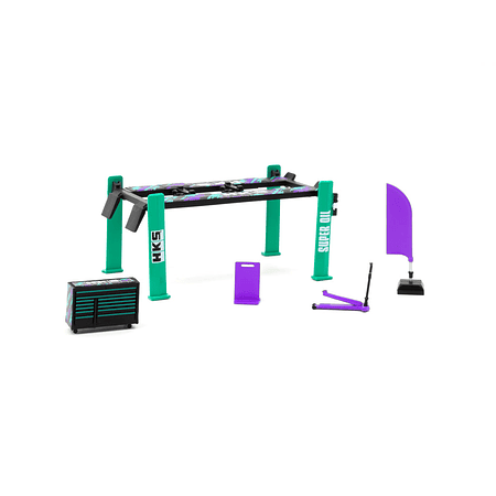 Tarmac Works 1:64 Garage tools set HKS