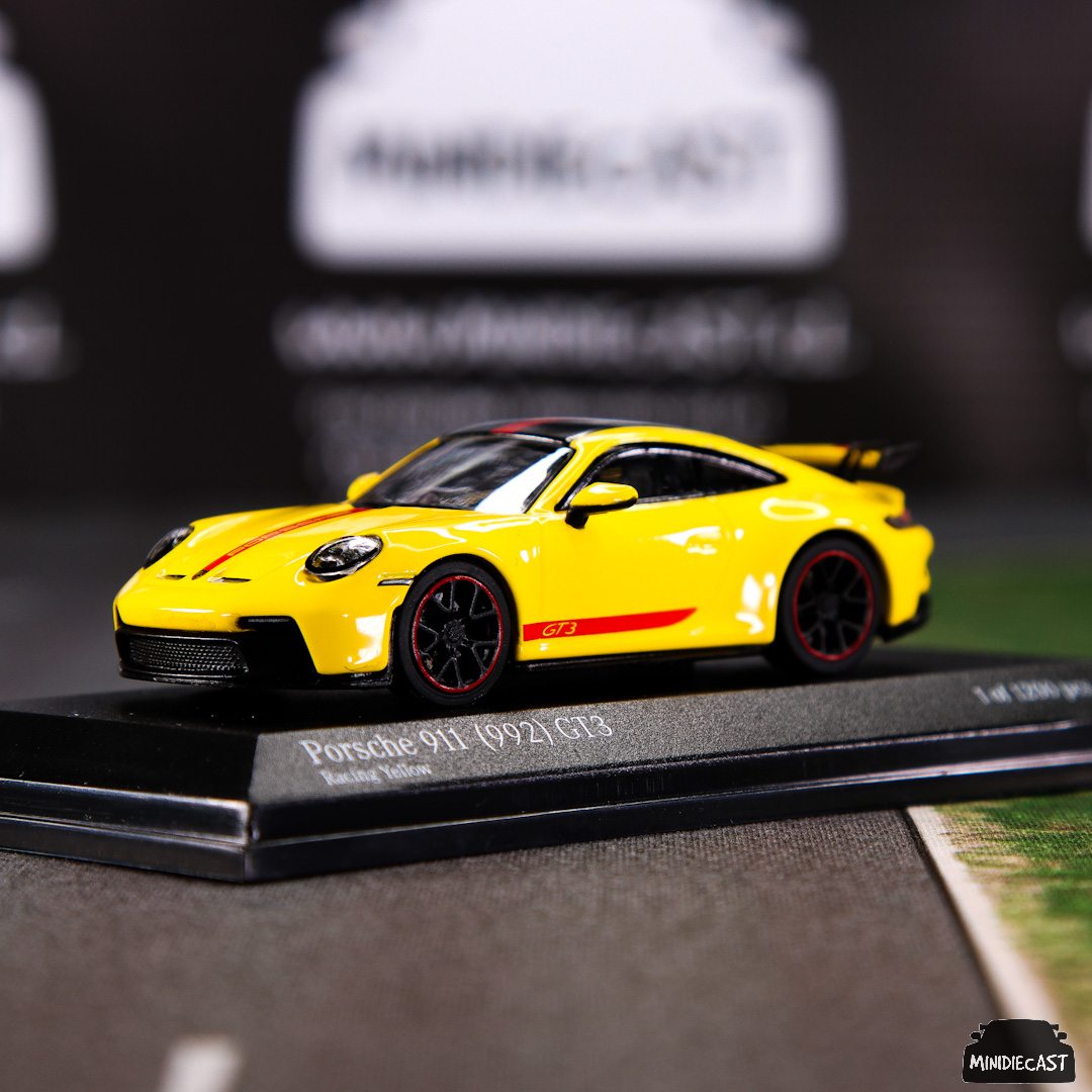 Minichamps64 Porsche 911 GT3 (992) 2021 - Racing Yellow Limi