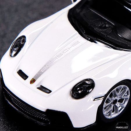 Minichamps64 Porsche 911 GT3 (992) 2021 - Carrera White Metallic Limited to 1,200 PCS