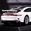 Minichamps64 Porsche 911 GT3 (992) 2021 - Carrera White Metallic Limited to 1,200 PCS
